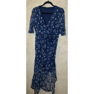 Temptme Navy Blue Dress